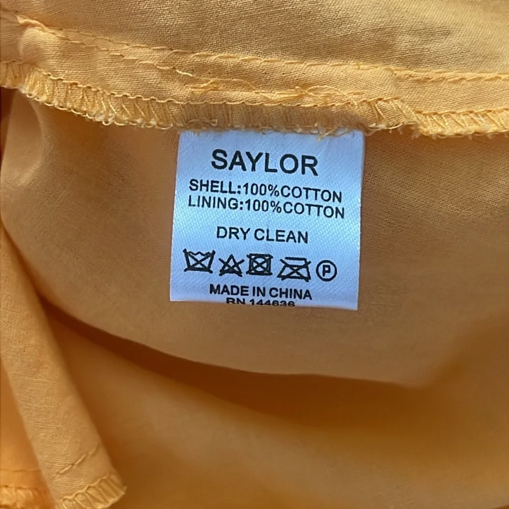 SAYLOR ZERINA MINI DRESS IN SUNFLOWER - Picture 6 of 9